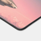 Surreal Dreamscape with Sharks and Balloons デスクマット (コーナー)