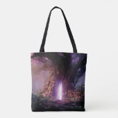 Surreal Enchanted Tree With Glowing Portal トートバッグ (裏面)