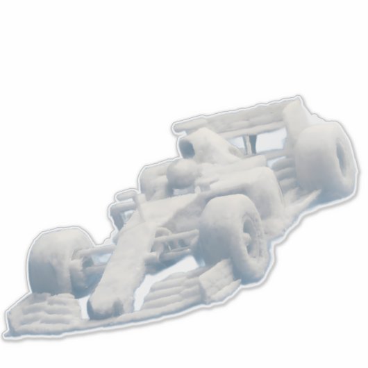 Surreal extra large vinyl sticker シール (正面)