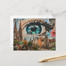 Surreal Eye Looking at the City