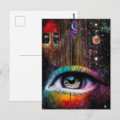 Surreal Eye of the Universe ポストカード (正面/裏面)