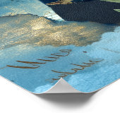 Surreal Fantasy Celestial Night Sky Wall Art ポスター (角)