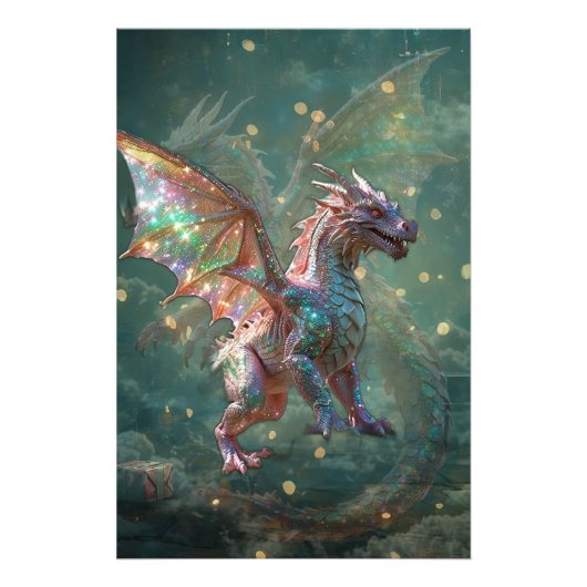 *~*  Surreal Fantasy  Dragon  Wall Art 34 フォトプリント (正面)