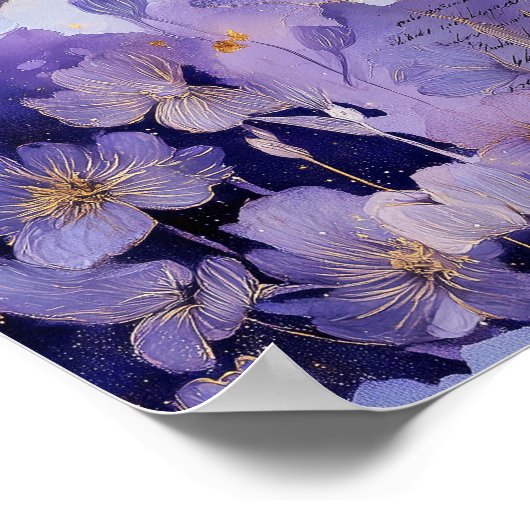 Surreal Fantasy Moon Celestial Night Sky Wall Art ポスター (角)