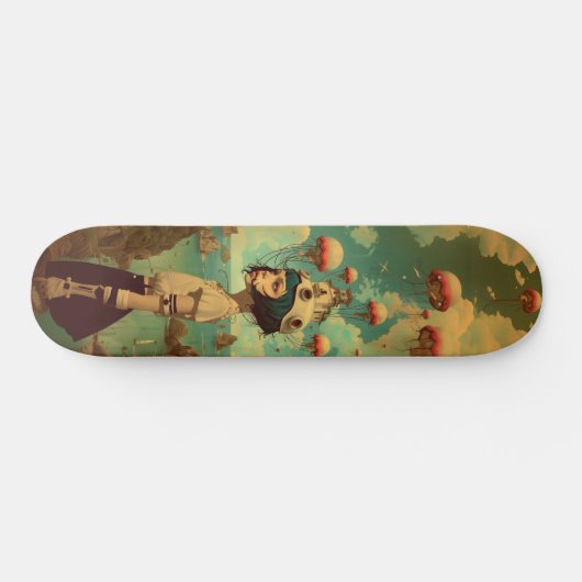 Surreal fantasy wall art skateboard スケートボード (横)