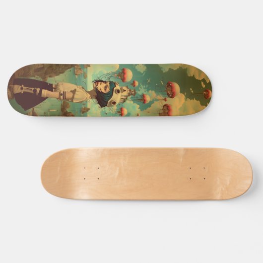 Surreal fantasy wall art skateboard スケートボード (横)