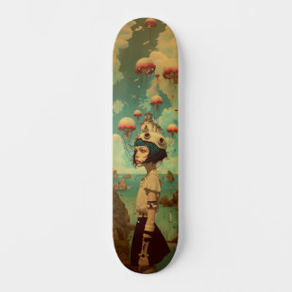 Surreal fantasy wall art skateboard スケートボード