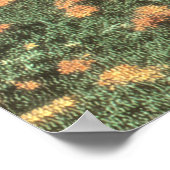 Surreal female portrait with retro sunglasses ポスター (角)