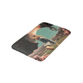 Surreal figure walking into galaxy gateway バスマット (アングル)