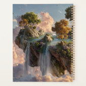 Surreal Floating Cliffs With Waterfalls プランナー手帳 (裏面)