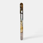 Surreal Floating Cliffs With Waterfalls iPhone 16ケース (左側面)