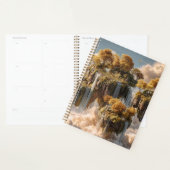 Surreal Floating Islands With Golden Trees プランナー手帳 (ディスプレー)