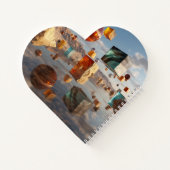 Surreal Floating Spheres And Cubes ノートブック (裏面)