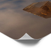 Surreal Floating Spheres And Cubes ポスター (角)