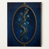 surreal flower in cosmot Hardcover Spiral Notebook プランナー手帳 (裏面)