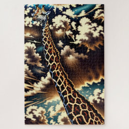 Surreal Giraffe – Artistic Animal Design ジグソーパズル