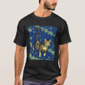 Surreal Impressionistic Cat Impressionism Cats Pai Tシャツ (正面)