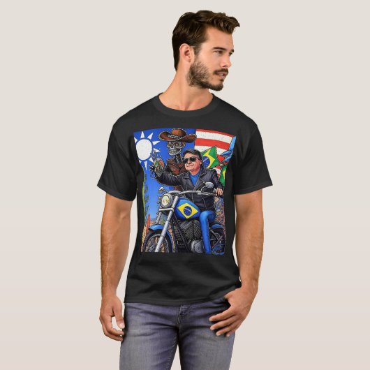 Surreal Journey on Wheels: Patriots from Beyond Tシャツ (正面フル)
