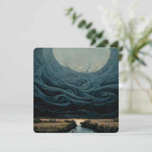 Surreal landscape oil painting カード (スタンド正面)