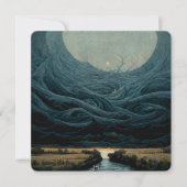 Surreal landscape oil painting カード (正面)