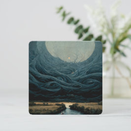 Surreal landscape oil painting カード