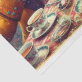 Surreal Mad Hatter Wonderland Tea Party Decoupage 薄葉紙 (詳細)