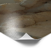 Surreal Marble Head Interior Dreamscape Stairway フォトプリント (角)