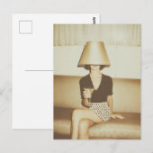 Surreal Martini Mood Portrait ポストカード (正面/裏面)