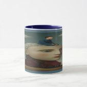 Surreal Mechanical Head Dream Art Mug マグカップ (中央)