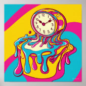 Surreal Melting Clock ポスター (正面)