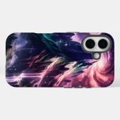Surreal Mountain Nebula – Cosmic Nature Art Design Case-Mate iPhoneケース (裏面 (横))
