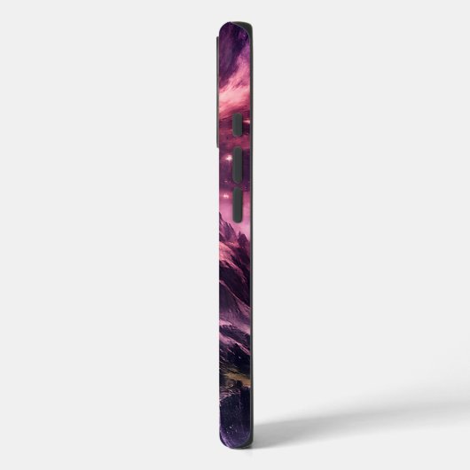 Surreal Mountain Nebula – Cosmic Nature Art Design Case-Mate iPhoneケース (裏面 / 左)