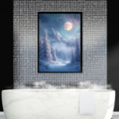 Surreal Mystical Enchanted Winter Dreamscape ポスター