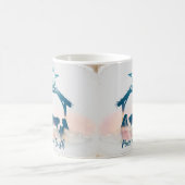 Surreal Nativity Peace on Earth Minimalist Classic コーヒーマグカップ (中央)