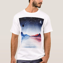 Surreal night landscape tシャツ