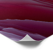 Surreal Pastel Rainbow Mountains Fantasy Landscape ポスター (角)