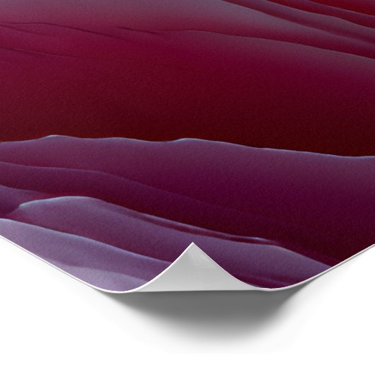 Surreal Pastel Rainbow Mountains Fantasy Landscape ポスター (角)