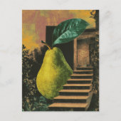 Surreal Pear and Stairs ポストカード (正面)