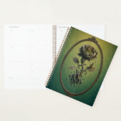 Surreal Peony Secret Garden Hardcover Notebook プランナー手帳 (ディスプレー)