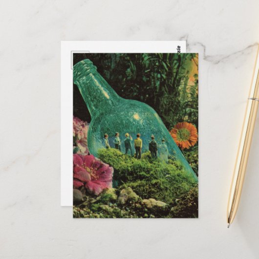 Surreal People in a Bottle ポストカード (正面/裏面インサイチュ)