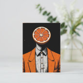 Surreal Person with an Orange for a Head ポストカード (スタンド正面)