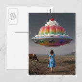 Surreal Rainbow Sweet Treat ポストカード (正面/裏面)