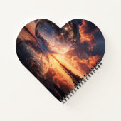 Surreal Reflective Sphere Containing Stars ノートブック (裏面)