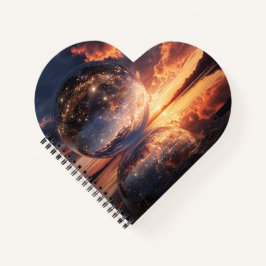 Surreal Reflective Sphere Containing Stars ノートブック