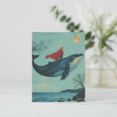 Surreal Santa and the Whale ポストカード (スタンド正面)
