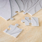 Surreal Shy Beauty Modern Abstract Fractal Art ジグソーパズル (側面)