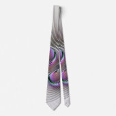 Surreal Shy Beauty Modern Abstract Fractal Art ネクタイ (正面)