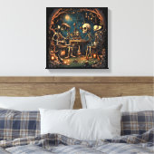 Surreal Skeletons III キャンバスプリント (インサイチュ (寝室))