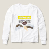 Surreal Smoking Lips and Michelangelo Hands PopArt (デザイン正面)