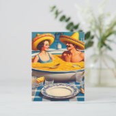 Surreal Soup Hot Tub ポストカード (スタンド正面)